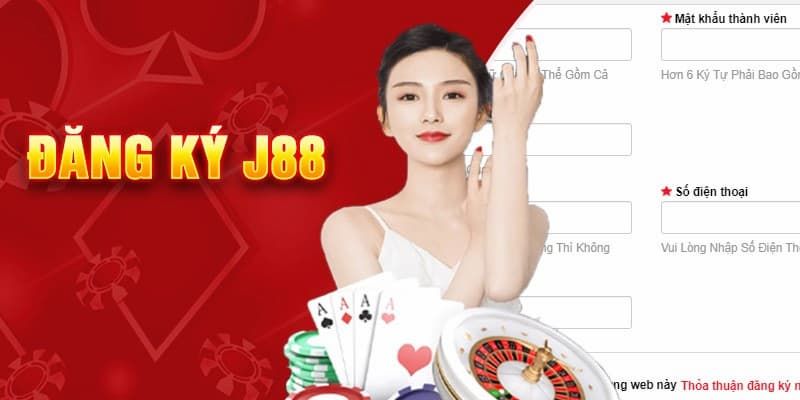 Biểu mẫu đăng ký J88 tại trang chủ nhà cái 