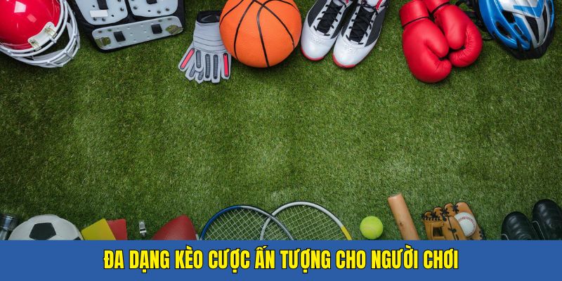 Đa dạng kèo cược với tỷ lệ đầy ấn tượng